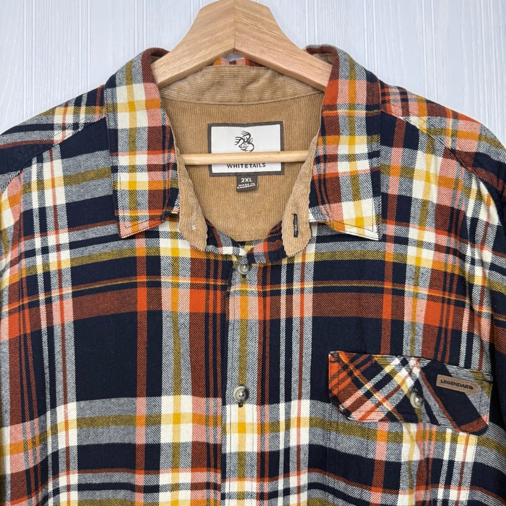 Legendary Whitetails plaid flannel shirt size 2X - Picture 2 of 9